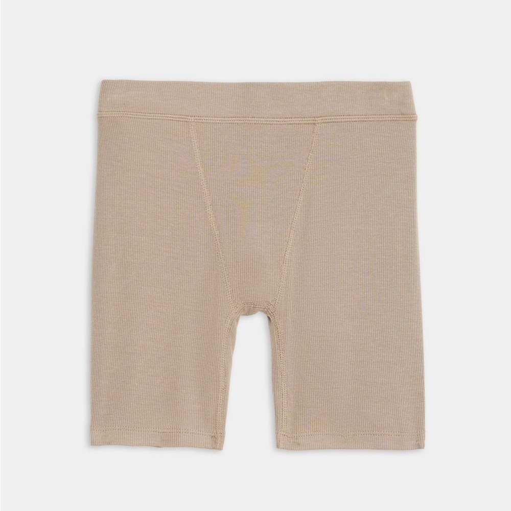 Splits59 Theo Rib Shorts in Taupe- Shorts Only - Picture 2 of 10